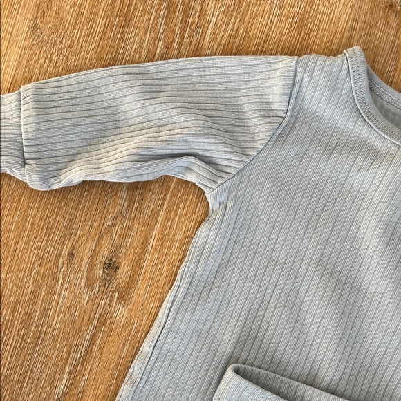 H&M Light Gray Ribbed Baby Set - Picture 4 of 9